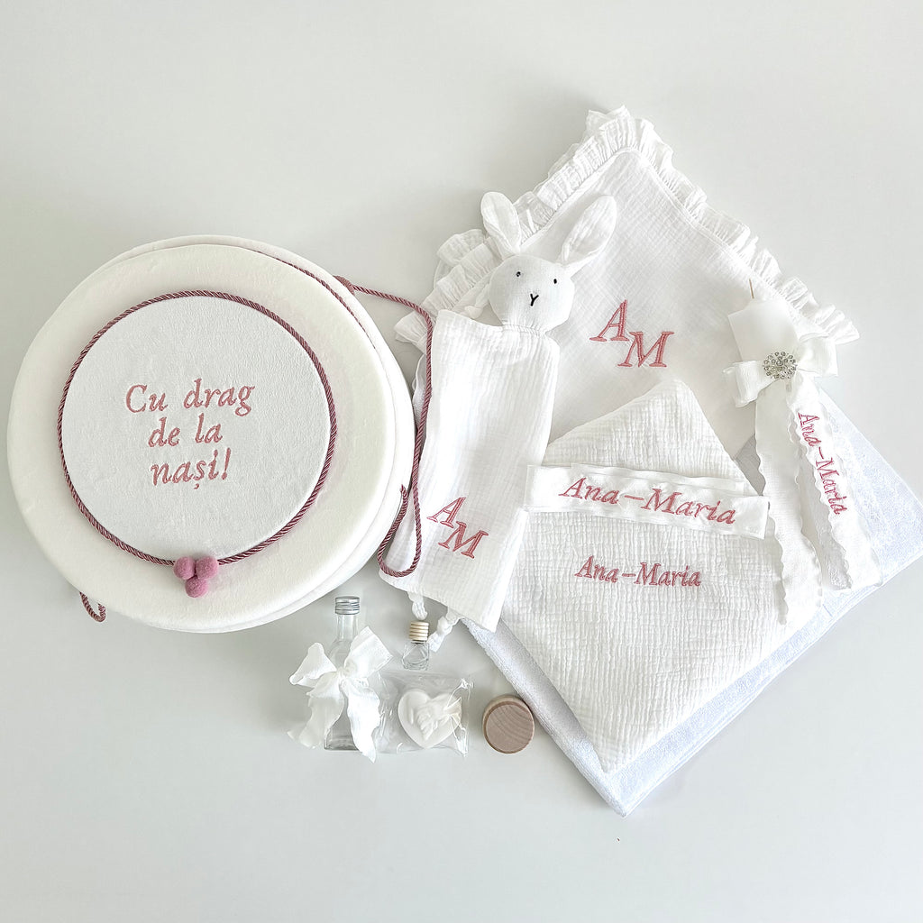 Set Trusou Personalizat pentru Botez – Model B024