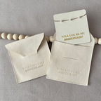 Brățată cu mesaj- WILL YOU BE MY BRIDESMAID? 01