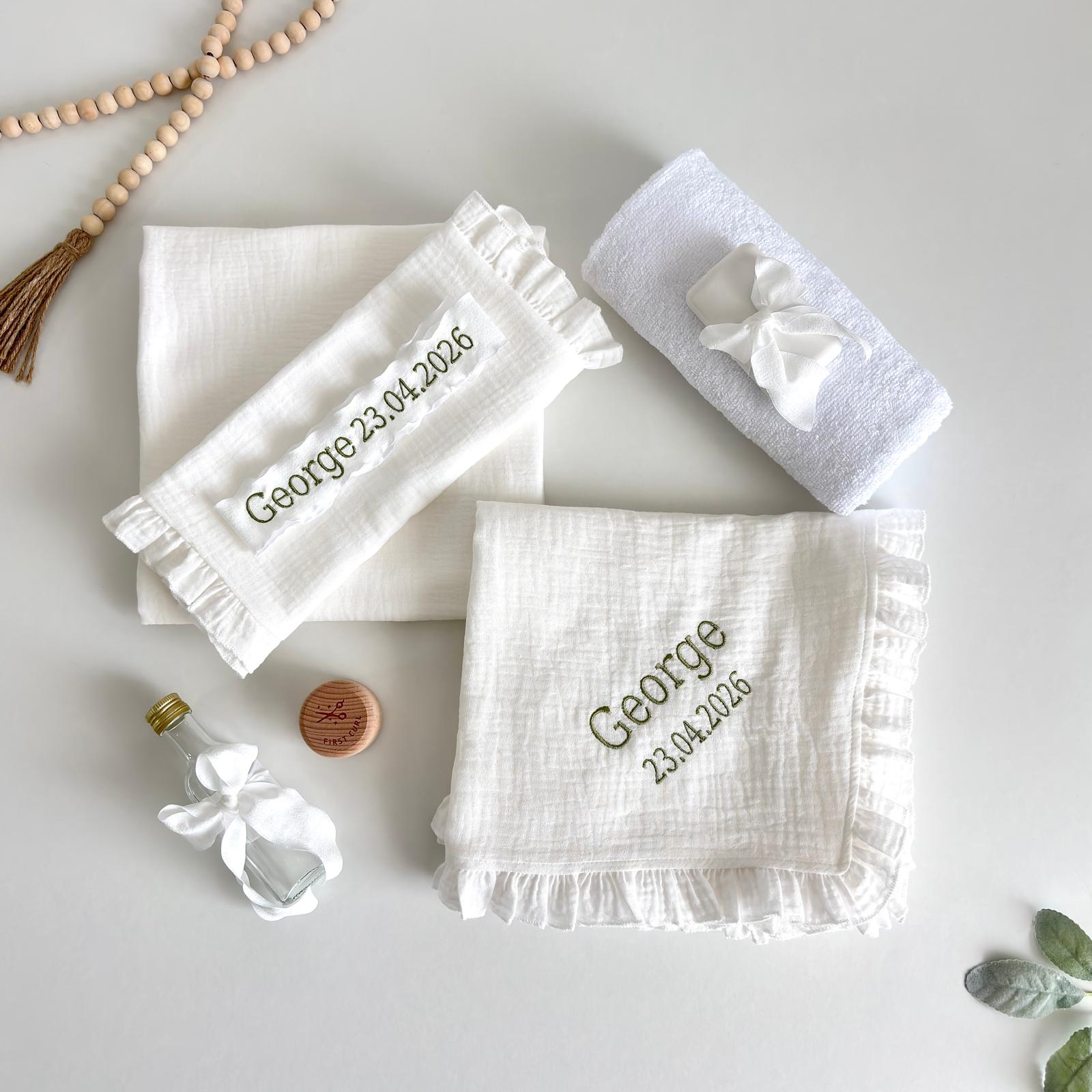 Set Trusou personalizat pentru Botez -George