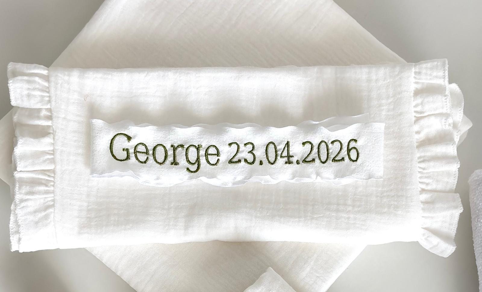 Set Trusou personalizat pentru Botez -George