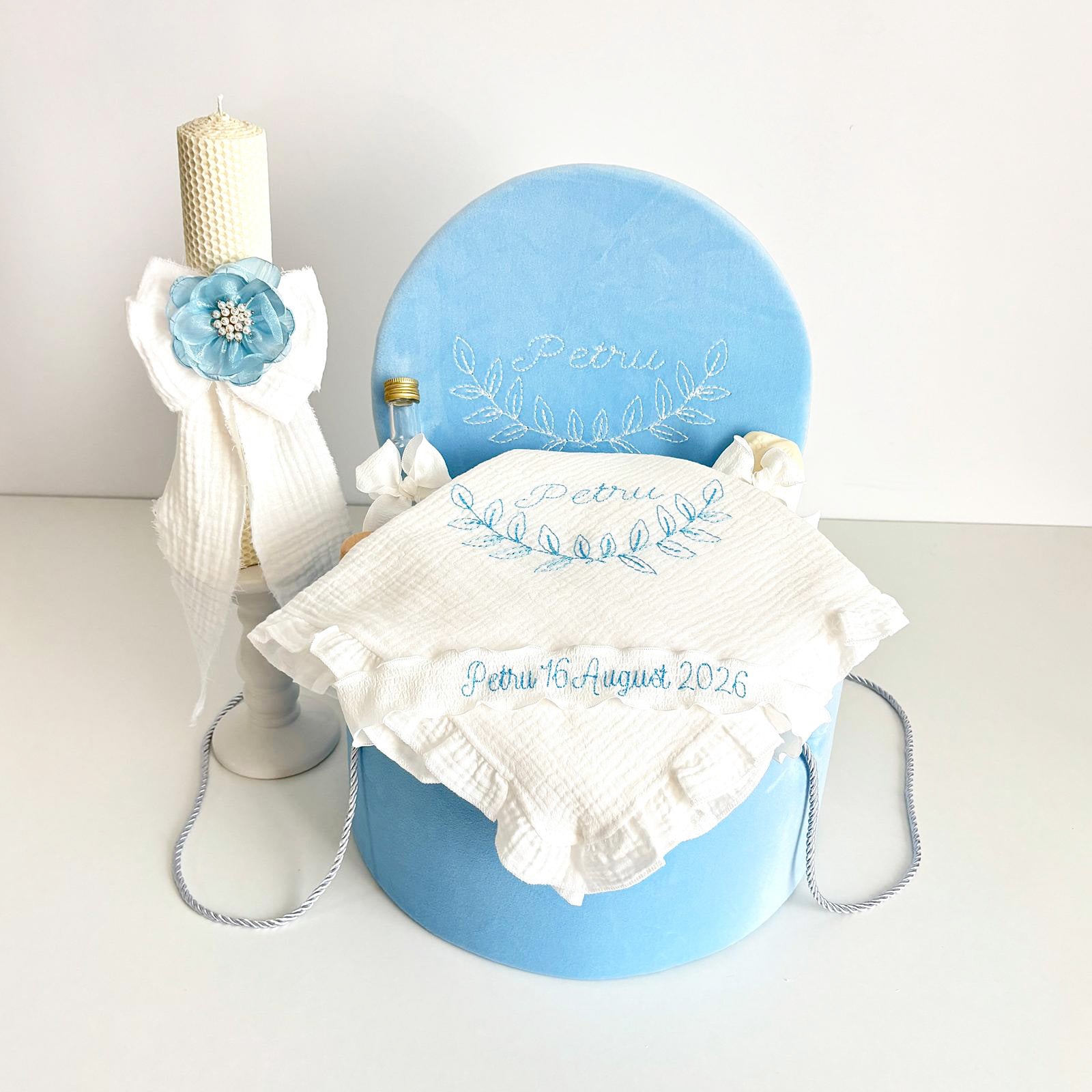 Set Trusou personalizat pentru Botez -Petru