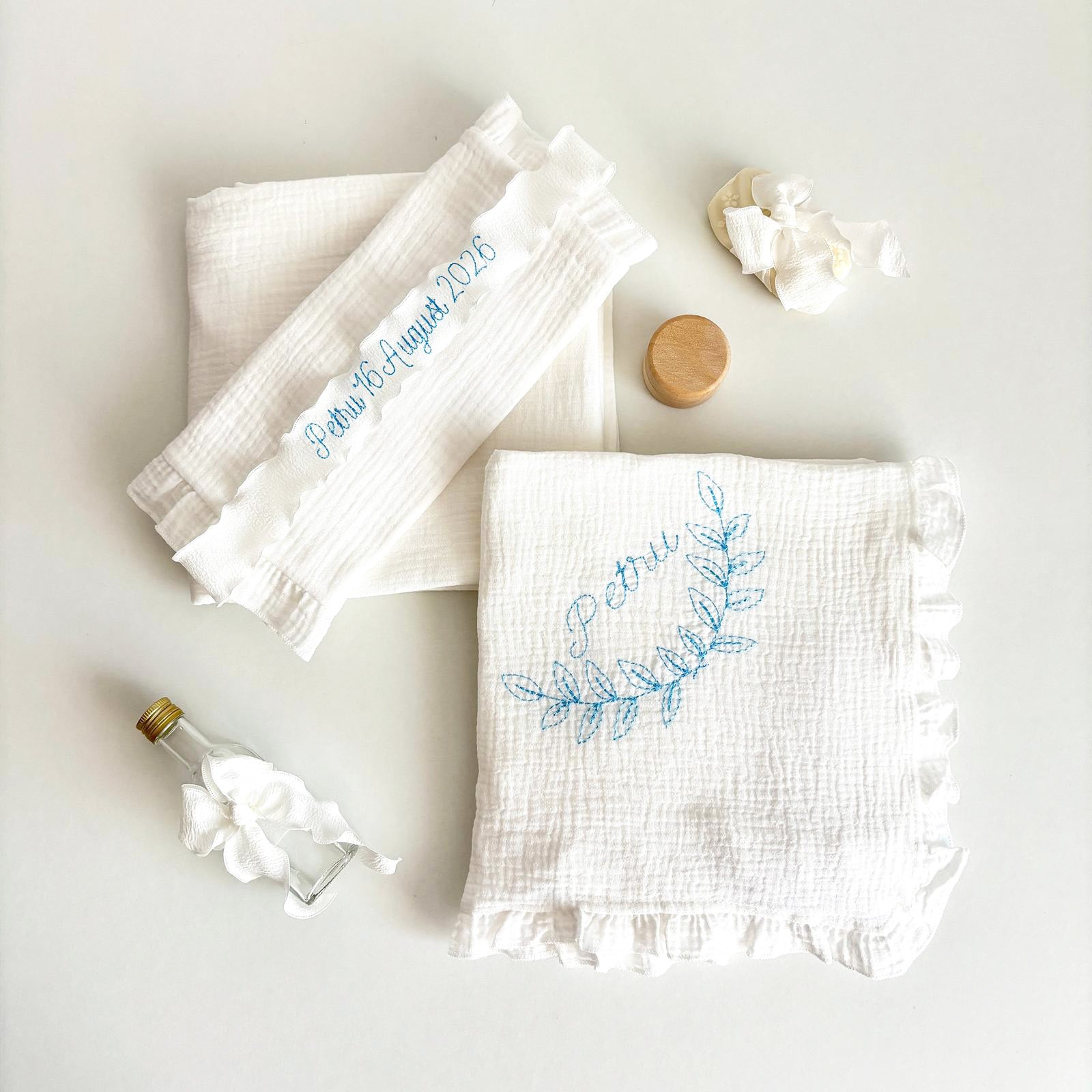 Set Trusou personalizat pentru Botez -Petru