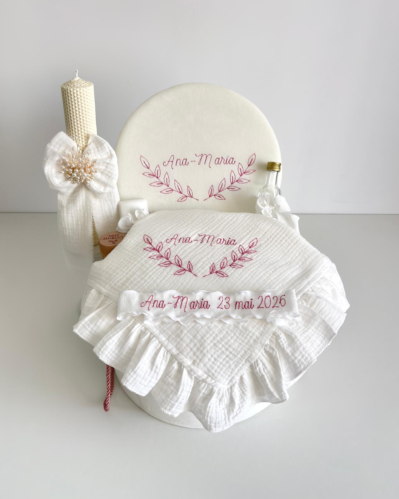 Set Trusou personalizat pentru Botez -Ana-Maria