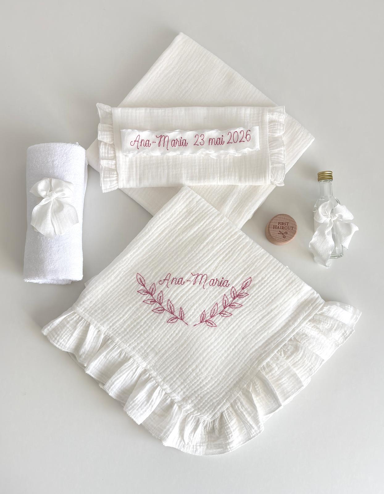 Set Trusou personalizat pentru Botez -Ana-Maria