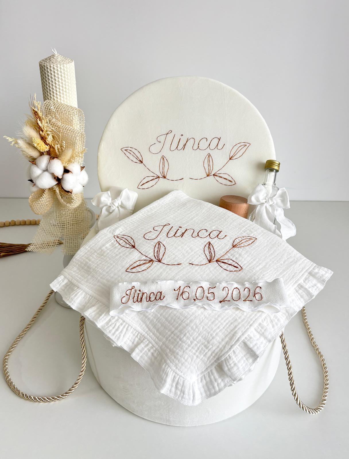 Set Trusou personalizat pentru Botez -Ilinca