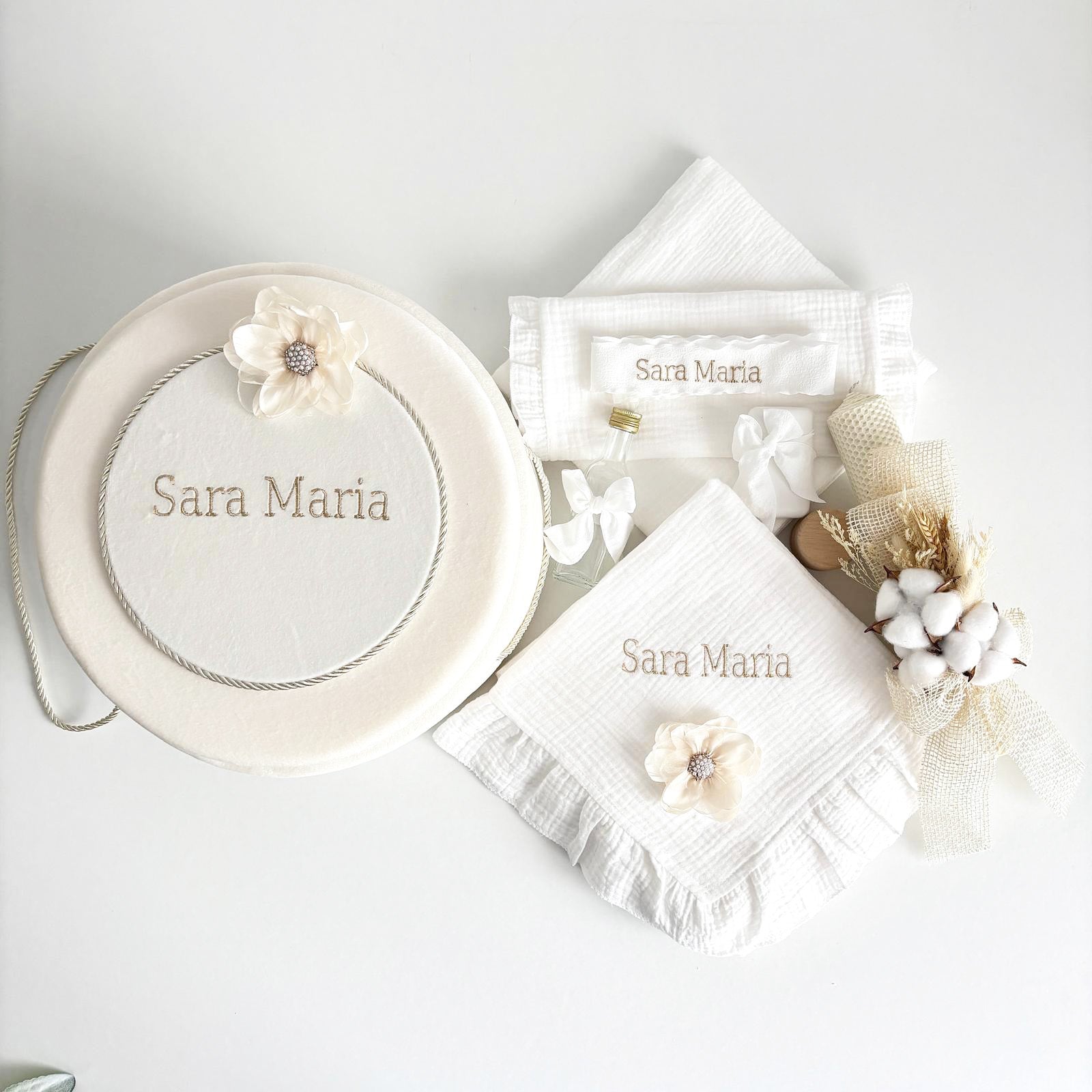 Set Trusou personalizat pentru Botez- Sara Maria