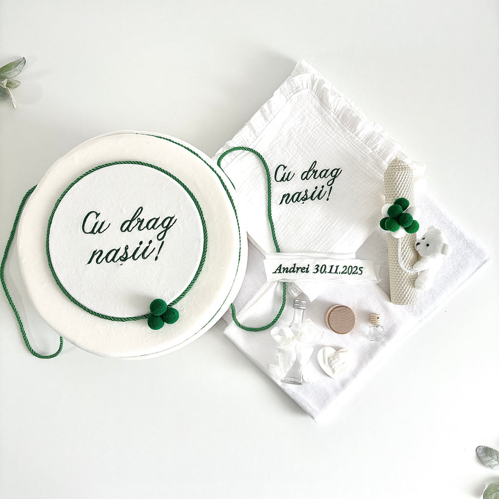 Set Trusou Personalizat pentru Botez Model B027