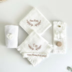 Trusou Personalizat pentru Botez din muselina -Model 015