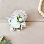 Corsaj Nunta Brățară Dantela cu Accesorii  albe