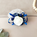 Corsaj Nunta Brățară Dantela cu Accesorii Albastre