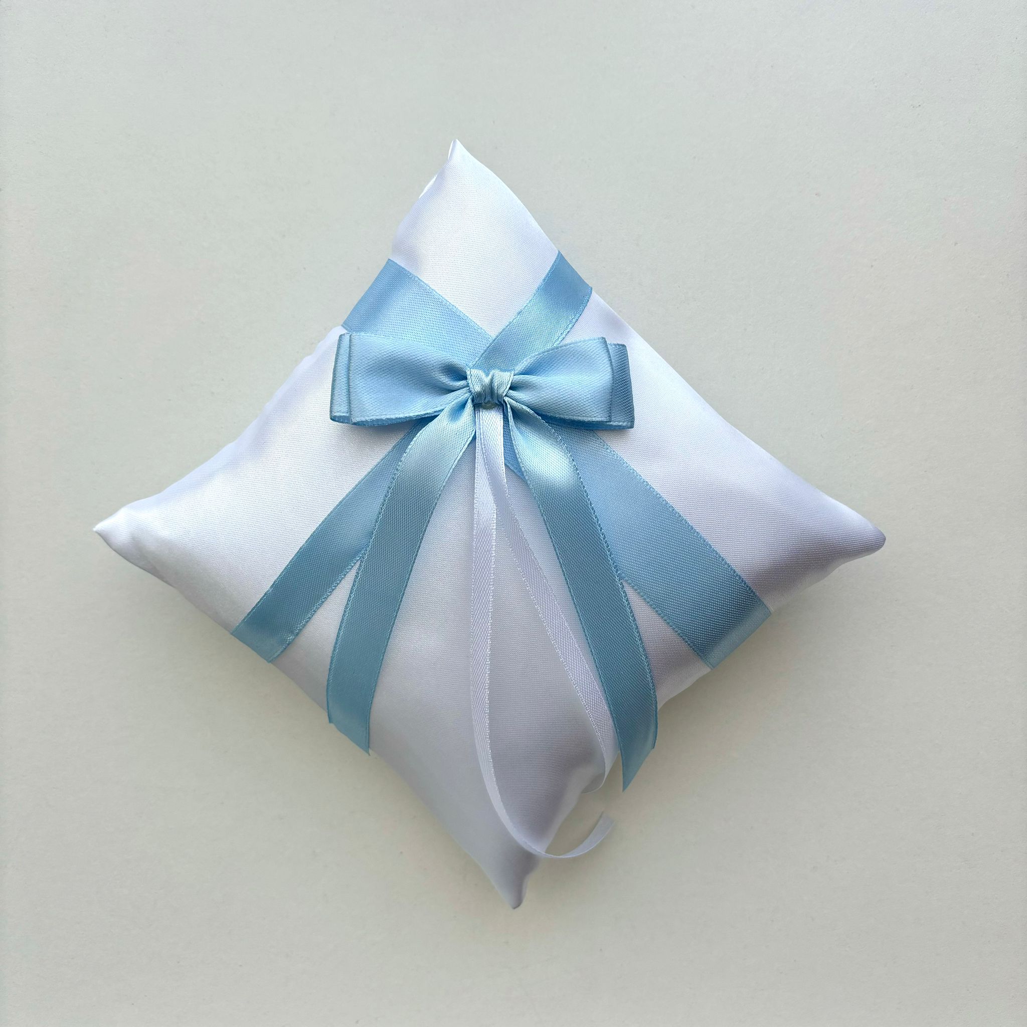 Coșuleț și Pernuță pentru Nuntă cu panglică Bleo