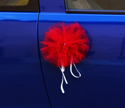 Ornaments for the car - Tiul bows